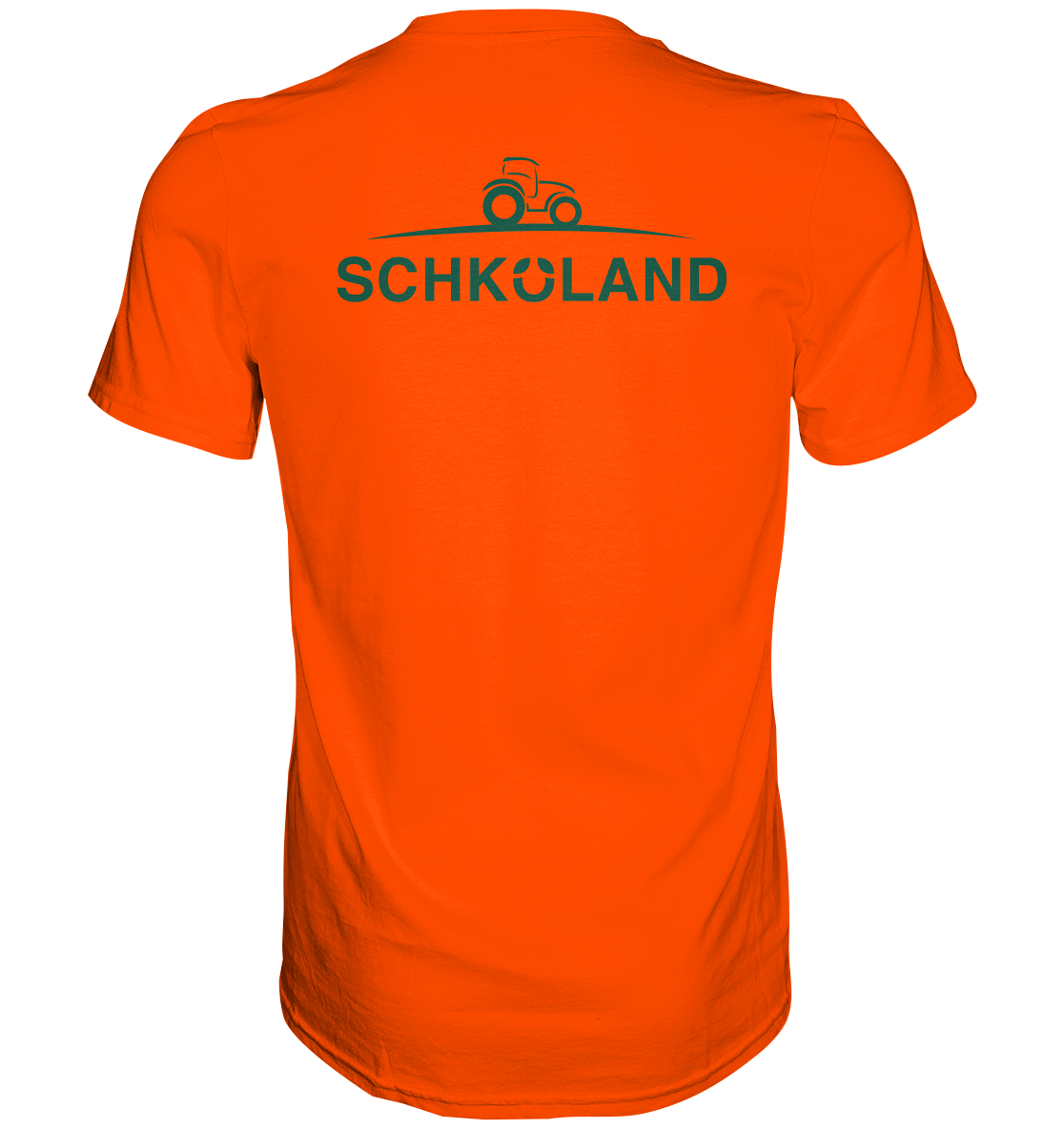 T-Shirt Schköland, Rücken mit Logo bedruckt, verschiedene Farben - Premium Shirt