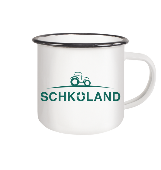 Schköland Promotion Tasse - Emaille Tasse (Black)