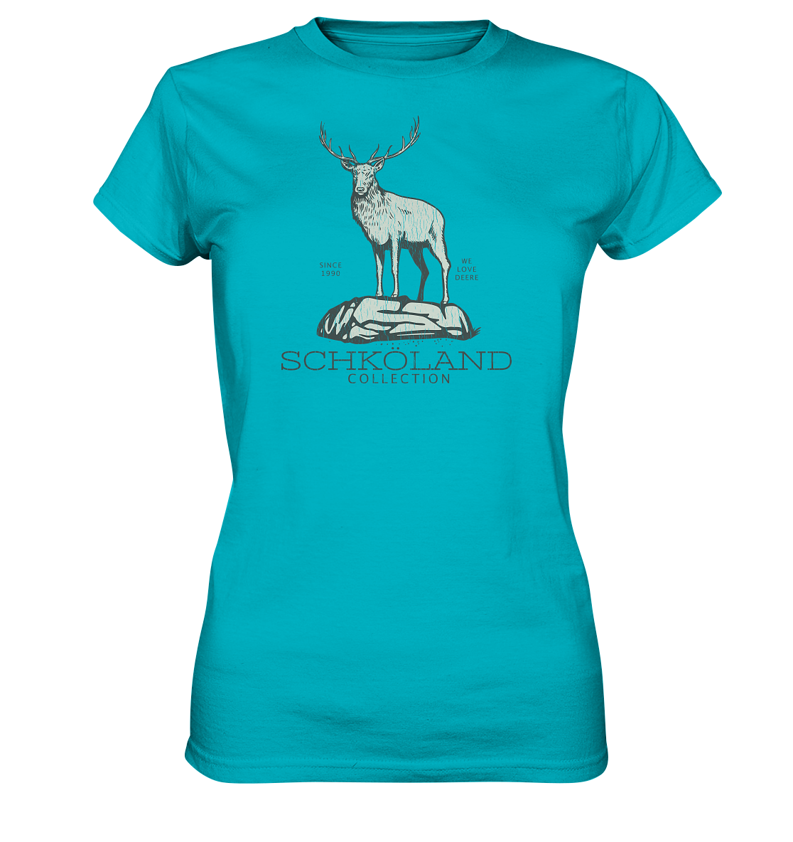 We love Deere - Schköland Collection Ladys - Ladies Premium Shirt